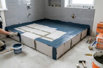 Как сделать подиум из газобетонных блоков с гидроизоляцией — пошагово и без ошибок